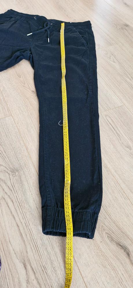 Čierne rifle na gumičku, sinsay,34