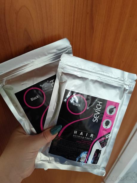 Zahustovac vlasov náplň 100 g cierna,