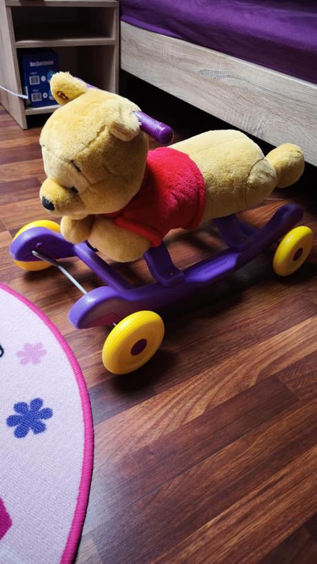 Hojdací macko pooh/odrážadielko, 