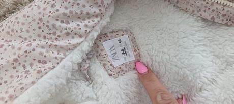 Teplá kombinéza pre dievčatko na zimu, zara,68