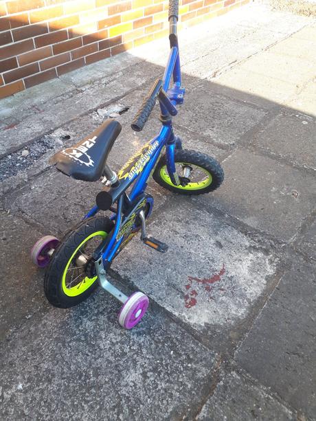 Bicykel bmx kent blue thunder 12", bmx,12