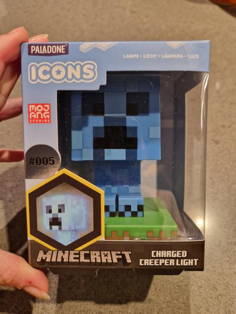 Lampa creeper minecraft, 