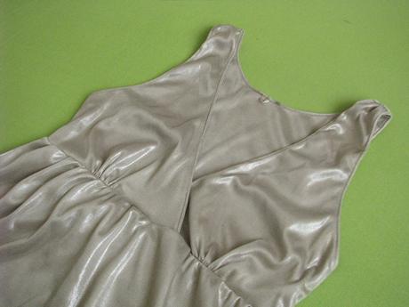 Perleťovo - zlato - béžový top, s