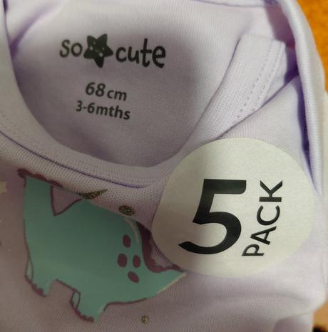 5ks letné body 68 nenosené, pepco,68