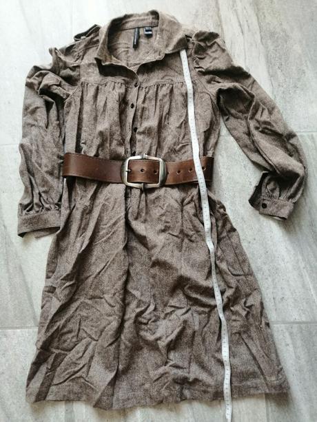 Vlnené košeľové šaty mango, vm-l, mango,m