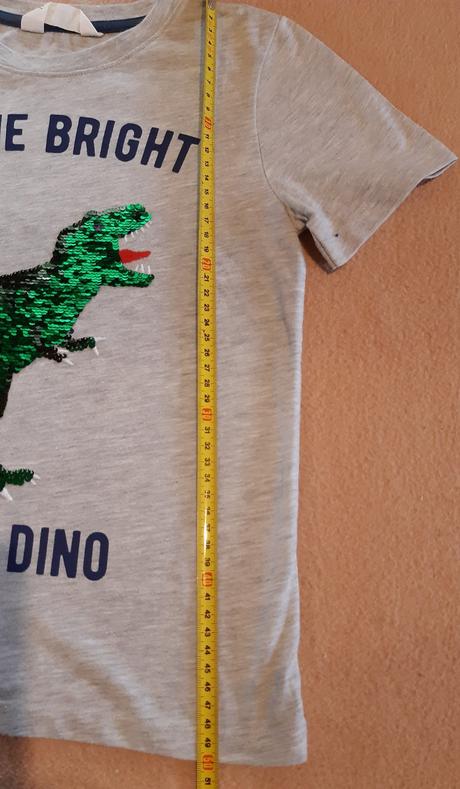Tričko s premieňacím obrázkom 122/128, h&m,128