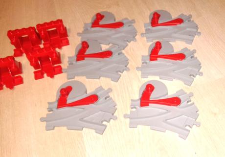 Lego duplo vláčiková dráha koľajnice a doplnky,