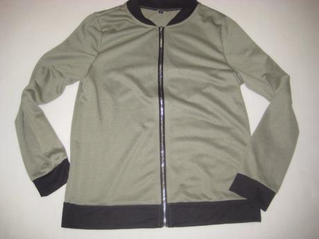 Kaki mikina tenka, s