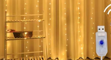 Led vianočný záves,