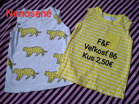 Tričko, f&f,86