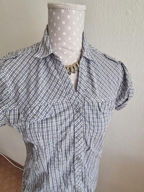 Sivo biela káro blúzka rodin hills veľ. 40, 40