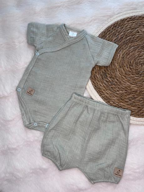 Mušelínový set pre bábätko, lindex,62 / 68 / 74