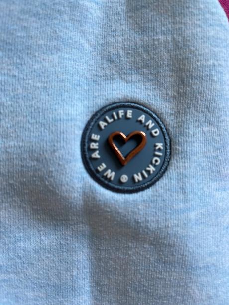 Alife & kicken- nebovomodrá teplá mikina, l