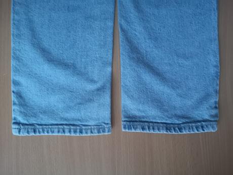 Denimové džínsy s klasickým pásom a rovným strihom, lindex,128