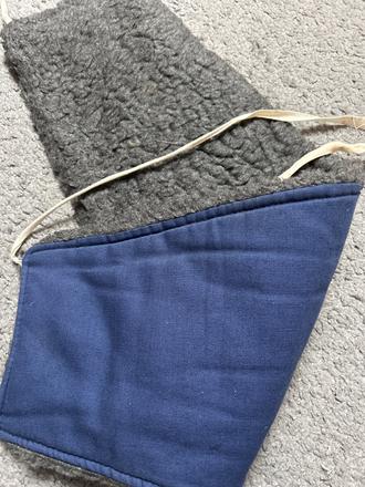 Zateplený bedrový pás, 