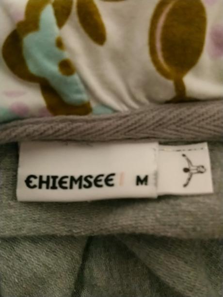 Dámska sivá mikina na zips s kapucňou, chiemsee, m, m