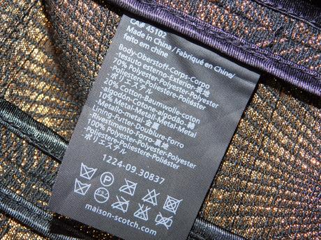 Maison scotch luxusny slavnostny blejzer, 36