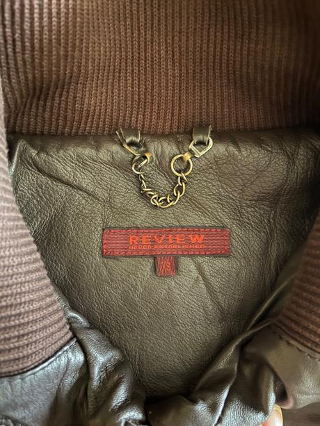 Kožená bunda review s kapucňou, review,xs