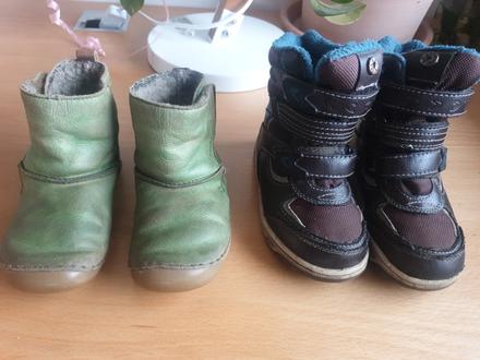 2xunisex zimne cizmy froddo a cortina velkost 26, froddo,26