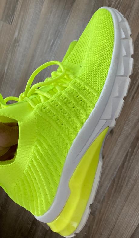 Krásne neónové žlté tenisky, 39