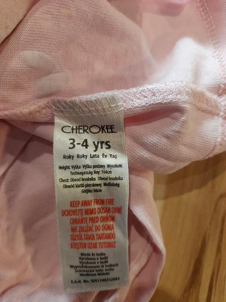 Ružová tunika s dievčatkom, cherokee,98