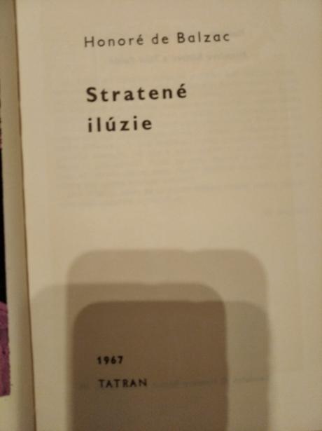 Honoré de balzac,stratené ilúzie,