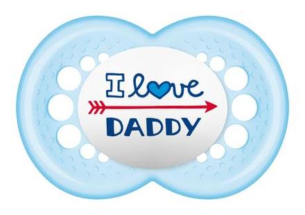 Mam silikónový cumlík love&affection boy 1ks. 6m+, lovi