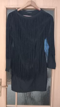 Šaty so strapcami s/m, m