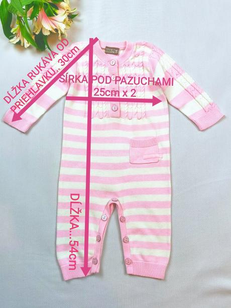 Hust claire - pletený overal, 68