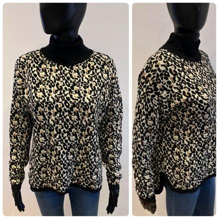 Dámsky rolák s leopardím vzorom (36), s