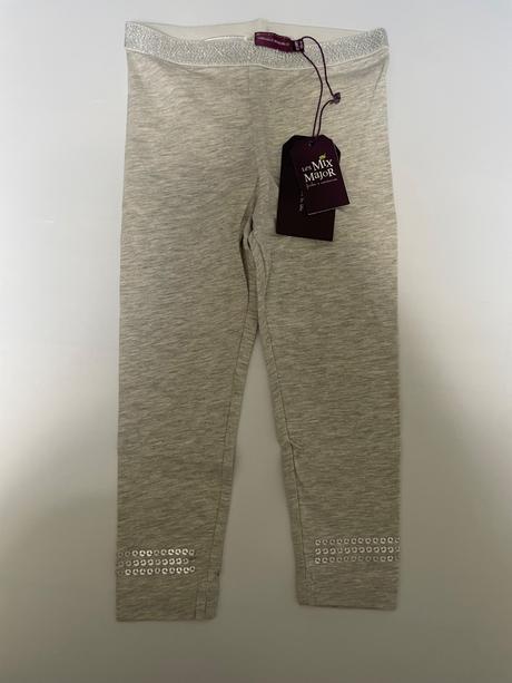 Legínky s flitrami, sergent major,92 / 98