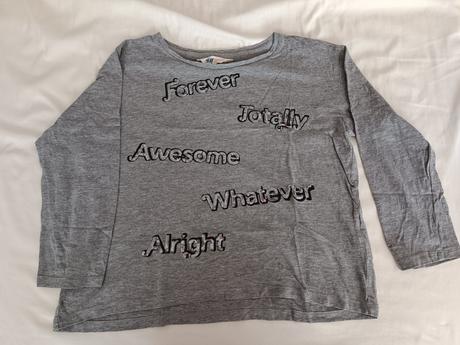 Tričko s dlhým rukávom, h&m,158