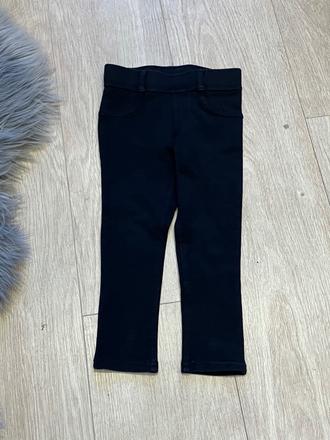 Dievčenské legíny čierne h&m (2-3 r.), h&m,98