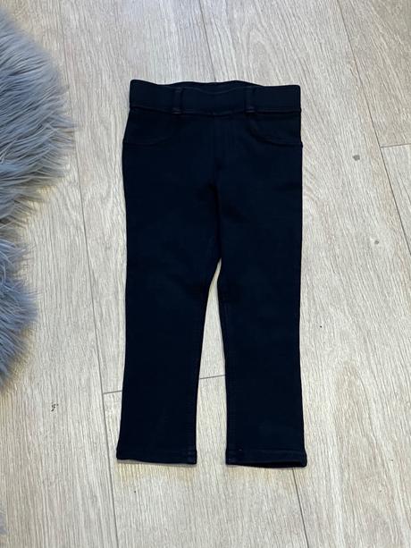 Dievčenské legíny čierne h&m (2-3 r.), h&m,98