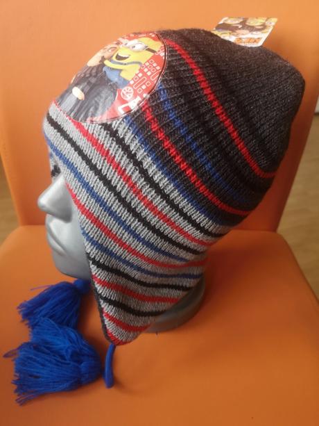 Minion detská zimná čiapka veľkosť 7-12 rokov, 122 - 152