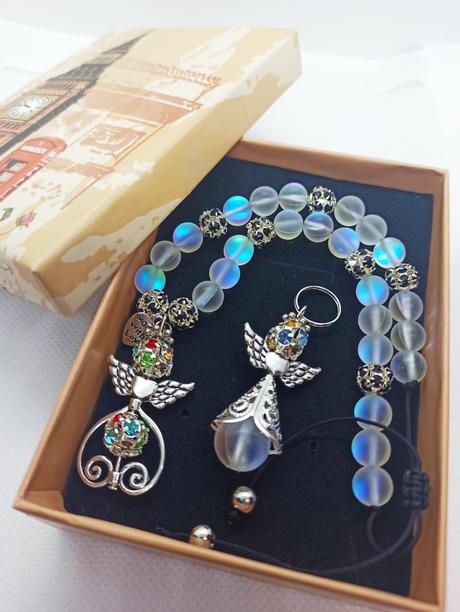 Handmade kľúčenky-anjelikovia na kľúčenku, 