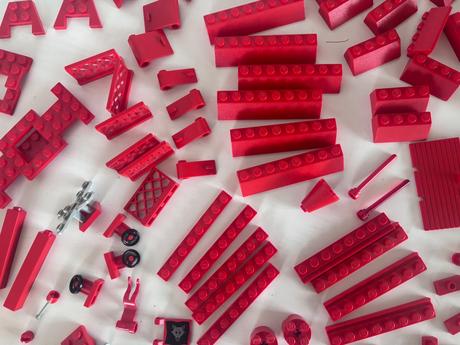 Lego červené, 