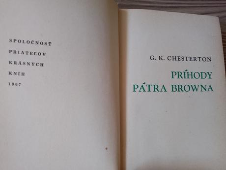Gilbert keith chesterton - príhody pátra browna, 