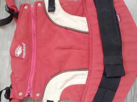 Ergonomický nosič manduca červený, 