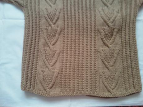 Muštárový sveter, s