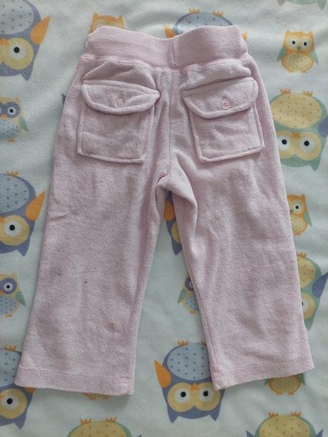 Zamatové dievčenské tepláčiky veľ.80, early days,80