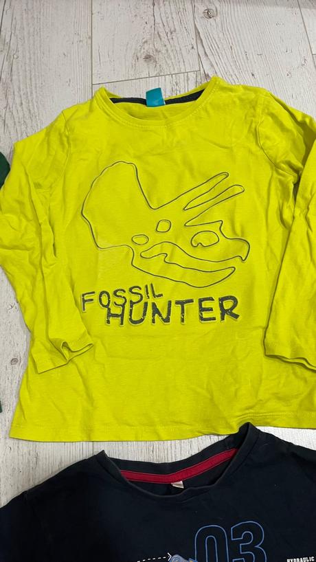 Tričko s dlhým rukavom 4ks 122, 122