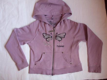 Tepláková bundička s kapucou, 134