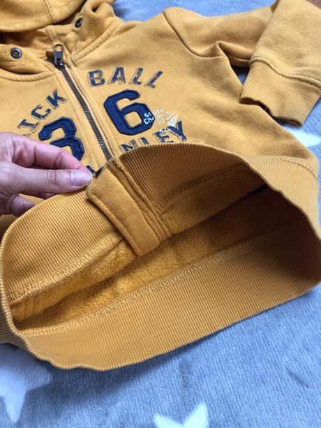 Mikina horčicova, h&m,104