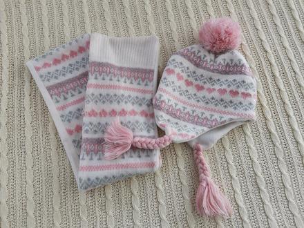 Komplet , šál + čiapka, primark