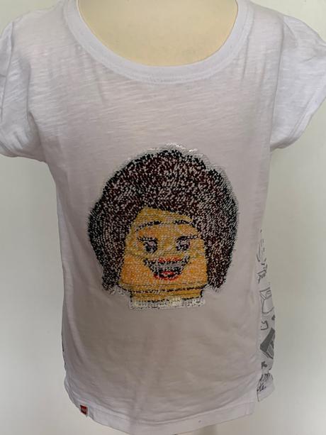 Lego wear biele dievčenské tričko, lego,134