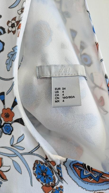 Kvetinkové šaty h&m, h&m,xs