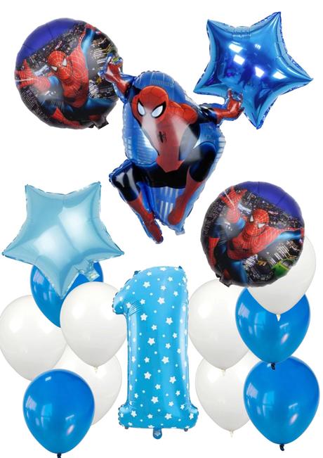Balóny spiderman - až 15/16/17 kusov, 