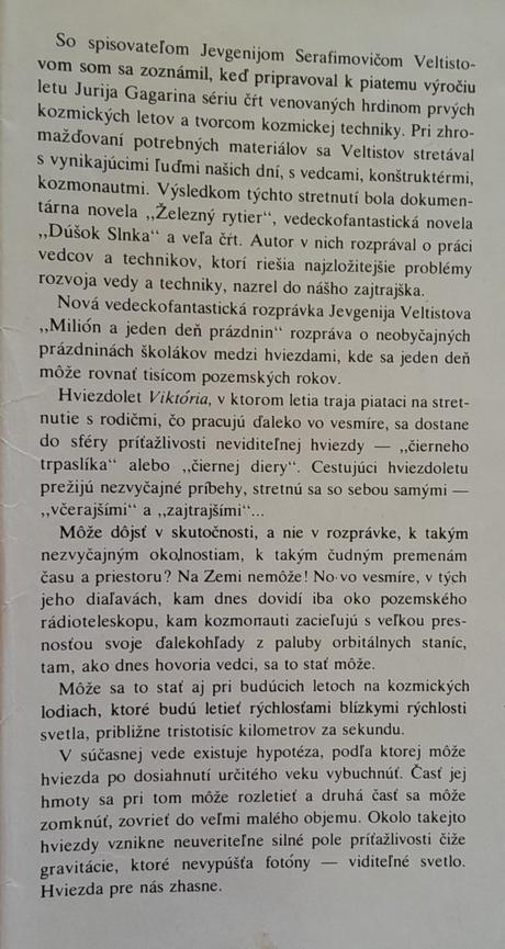 Milión a jeden deň prázdnin, gum-gam,
