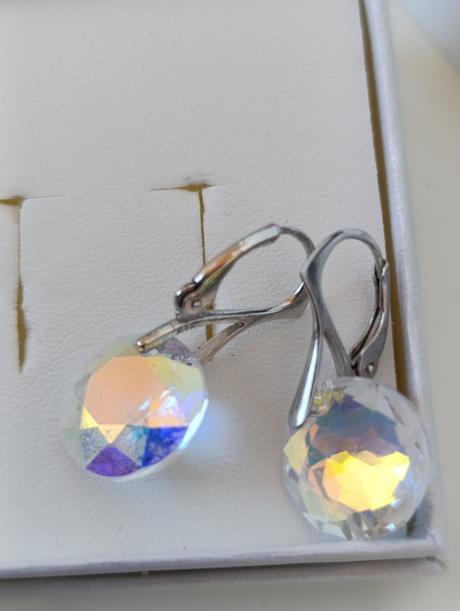 Náušnice swarovski,